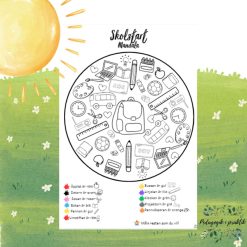 Skolstart mandala 4 nivåer