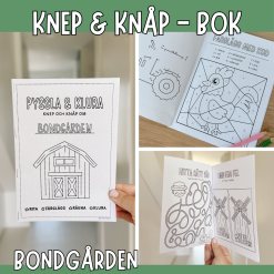 Pyssla och klura: bondgården (rita, färglägg, räkna, pyssel)