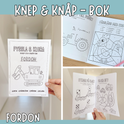 Pyssla och klura: fordon (rita, färglägg, räkna, pyssel)