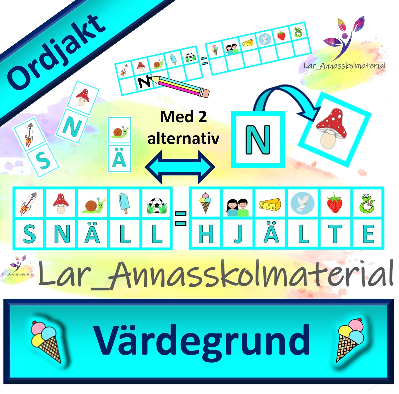 Ordjakt snäll=hjälte