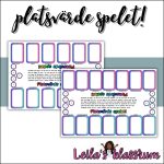 Platsvärde spelet - bild 2