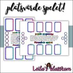 Platsvärde spelet - bild 1