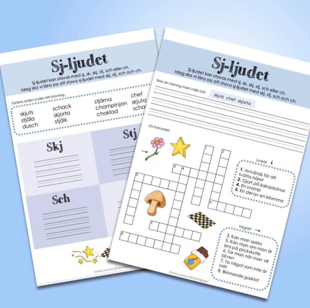 Lär dig stava Sj-ljudet!