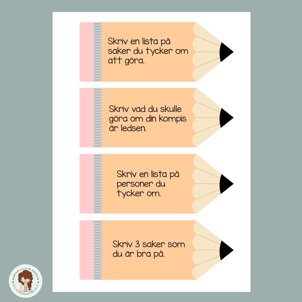 Snälla skrivuppdrag