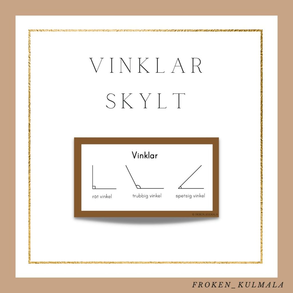 Vinklar skylt