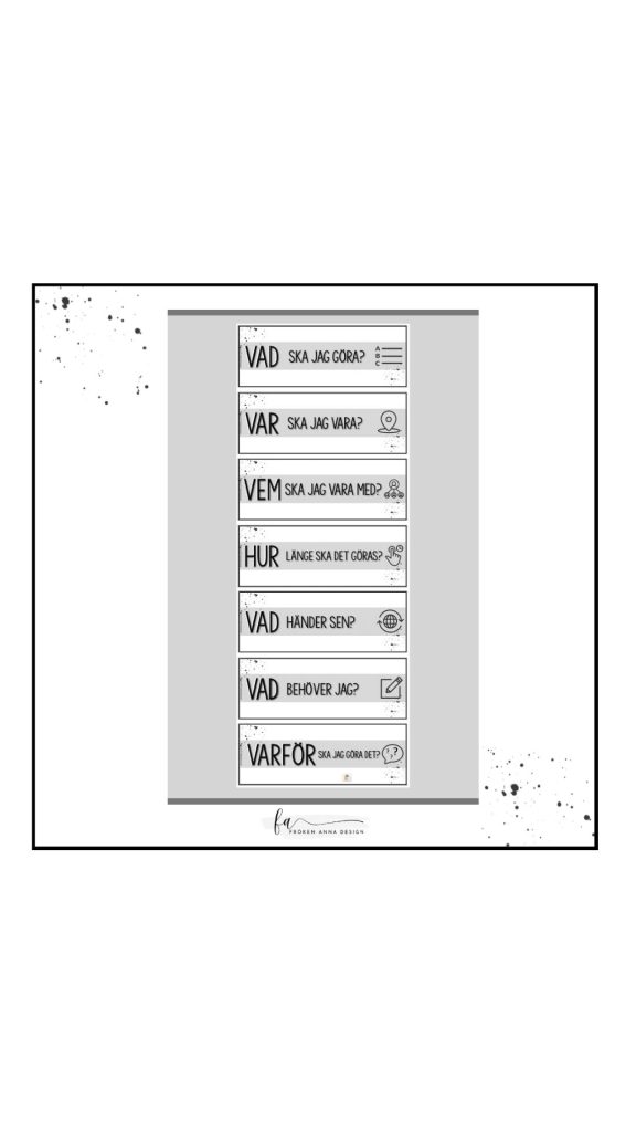 Tydliggörande pedagogik: frågor till tavlan