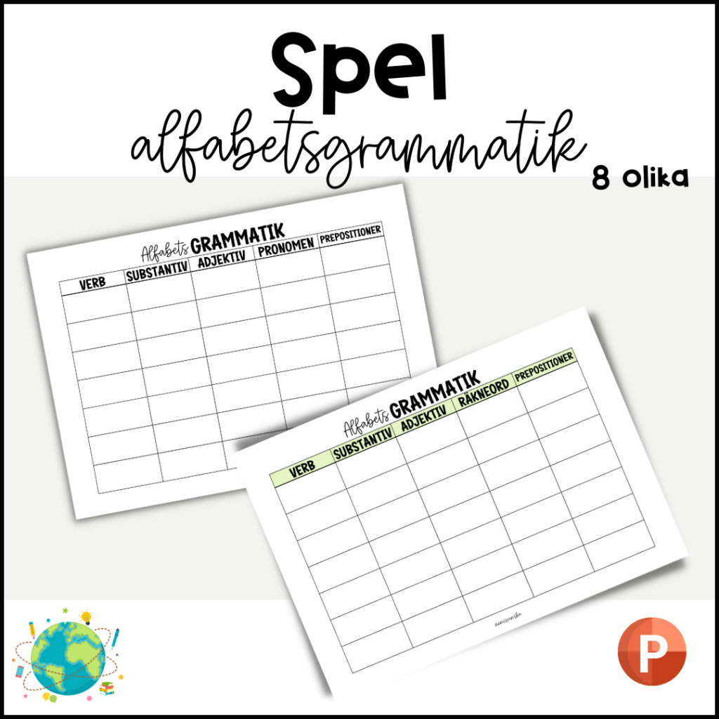 Spel – Alfabetsgrammatik