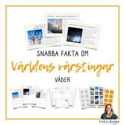 Snabba Fakta om Världens Värstingar - Väder