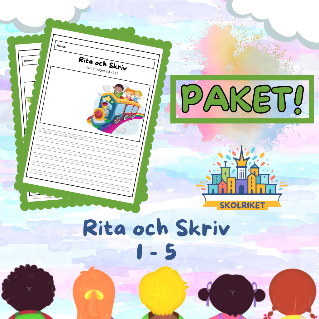 Rita och Skriv 1 – 5 Paket