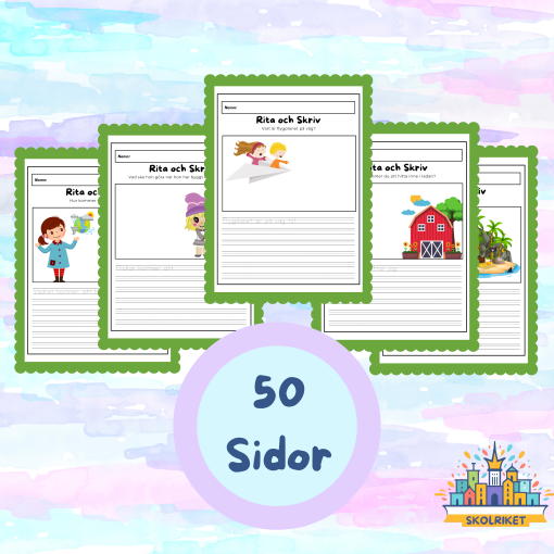 Rita och Skriv 1 - 5 Paket