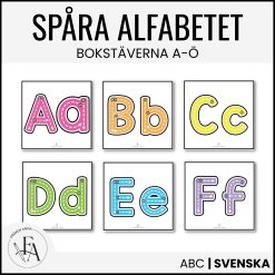 Spåra alfabetet