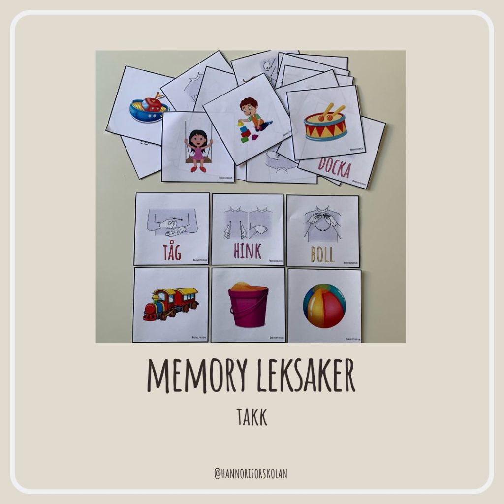 TAKK memory leksaker