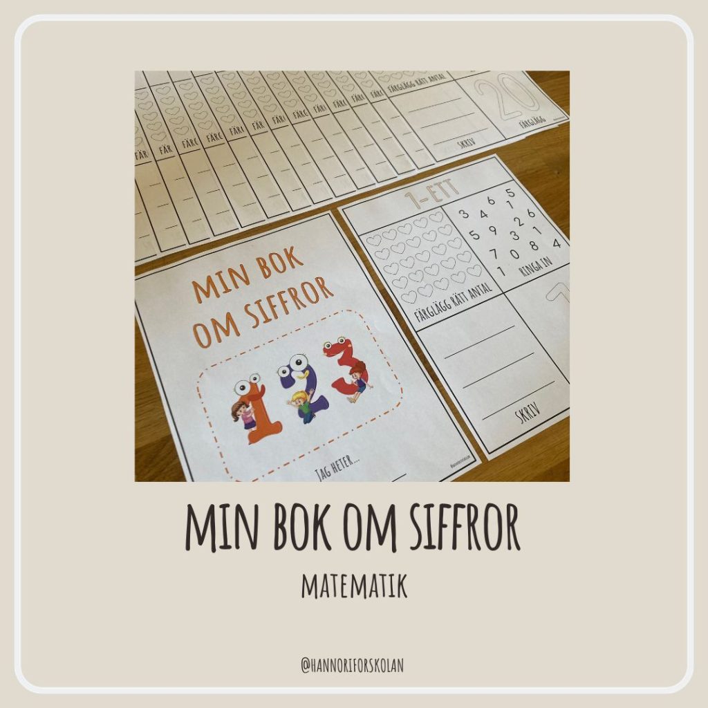 Min bok om siffror