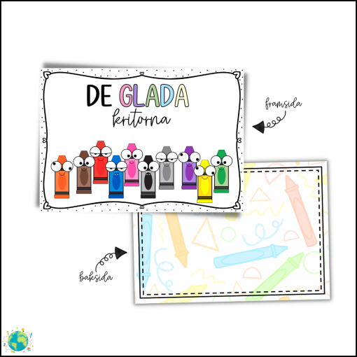 De glada kritorna - Bildstöd