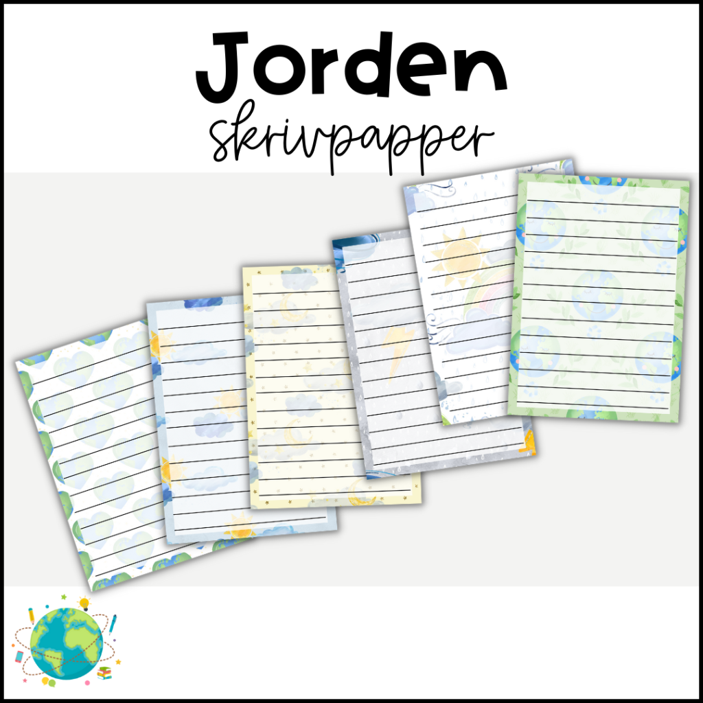 Jorden – Skrivpapper