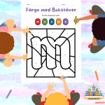 Färga med Bokstäver Alfabetet - bild 2