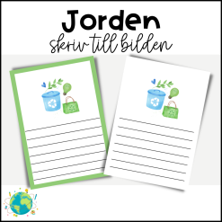 Jorden - Skriv till bilden