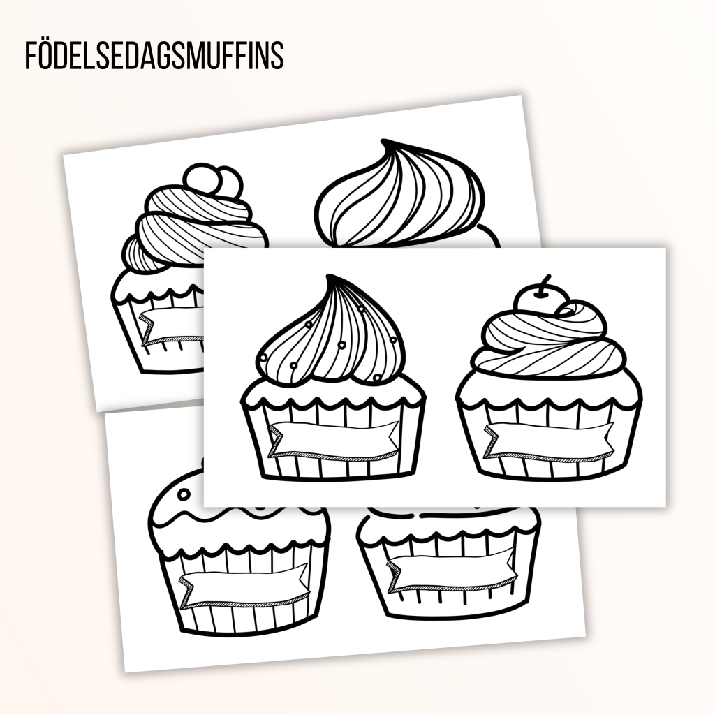 Födelsedagsmuffins