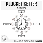 Klocketiketter (tema natural) - bild 1