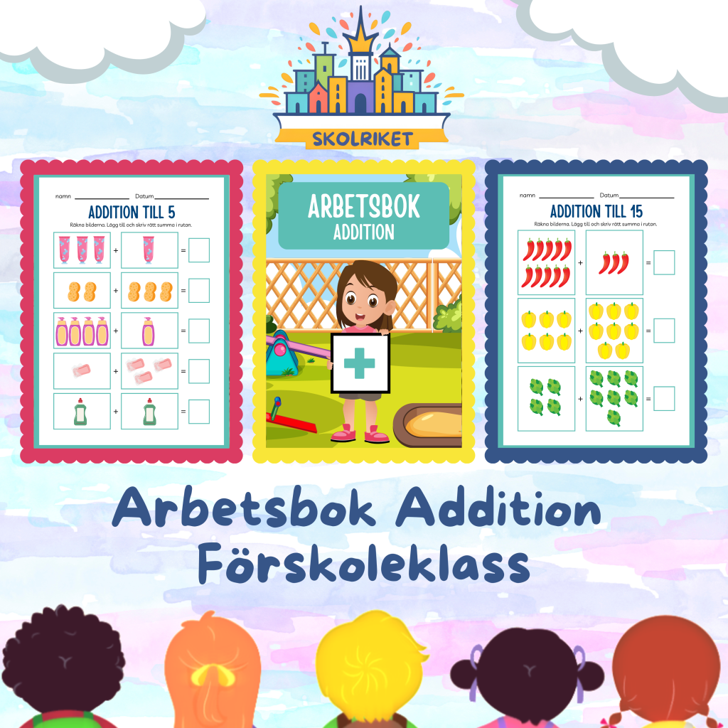Arbetsbok Addition Förskoleklass