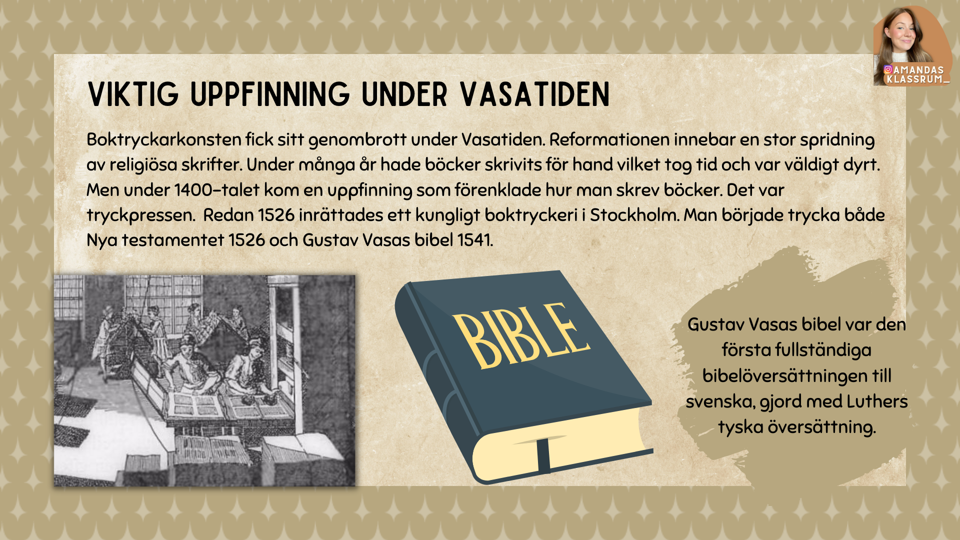 Vasatiden arbetsområde