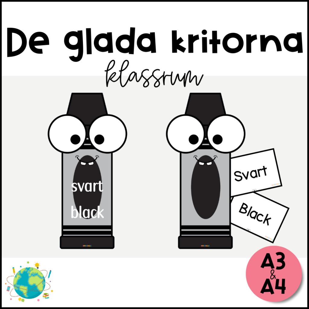 De glada kritorna – Klassrum