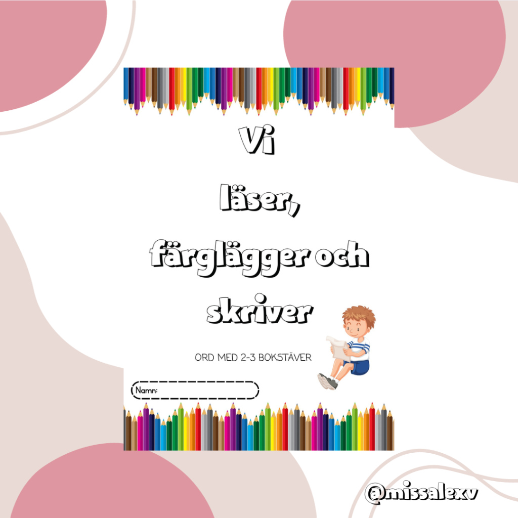 Vi läser, färglägger & skriver