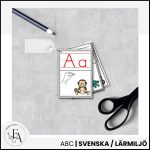 Väggalfabet med tecken som stöd - bild 3