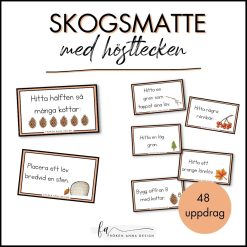 Uppdragskort: Skogsmatte med hösttecken