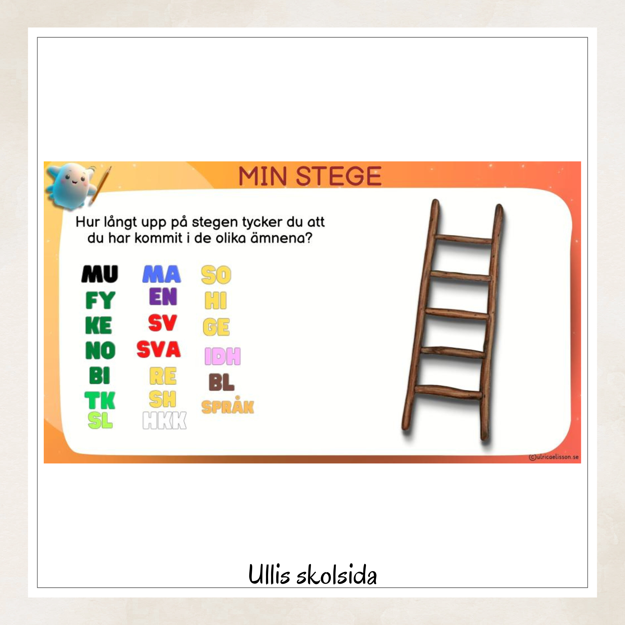 Mitt utvecklingssamtal mall 13- redigerbar