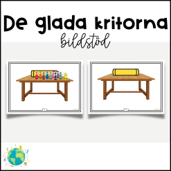 De glada kritorna - Bildstöd
