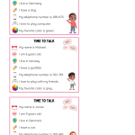 Time to talk- engelska pratkort - bild 3