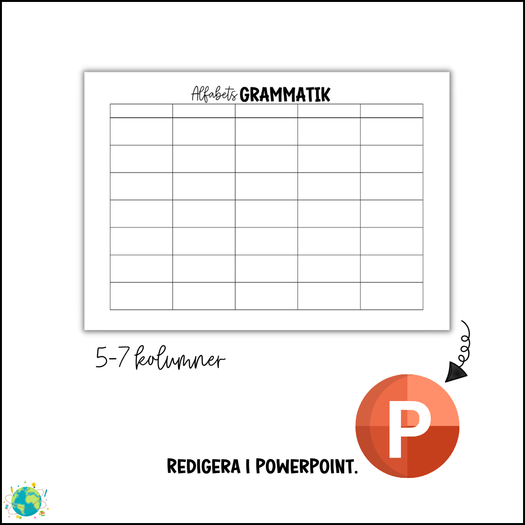 Spel - Alfabetsgrammatik