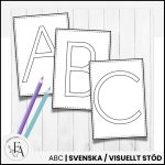 Målarbilder alfabetet - bild 2