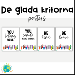 De glada kritorna – Posters - bild 1