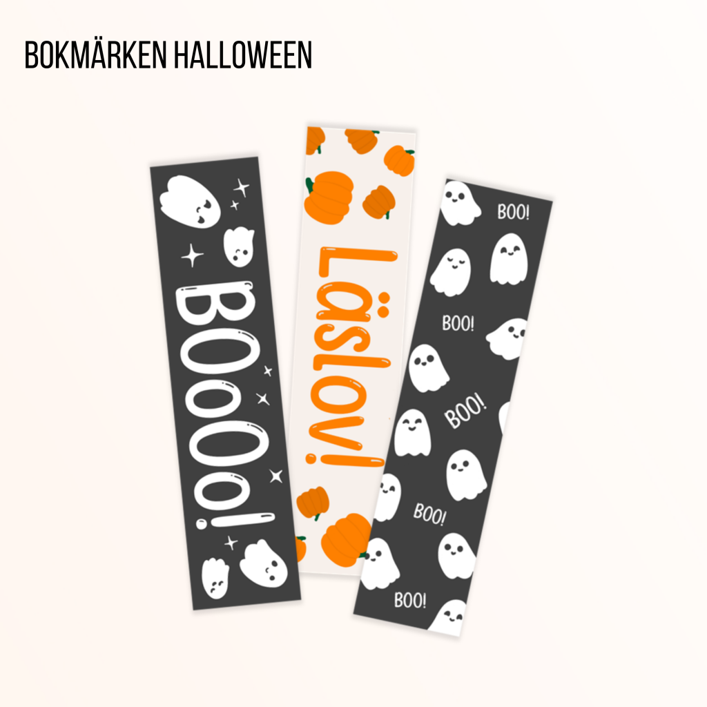 Bokmärken Halloween