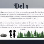 Skrivprojekt – Den magiska stenen - bild 2