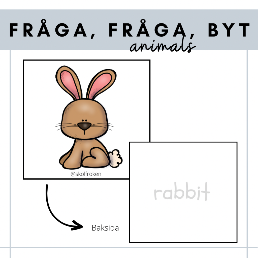 Fråga, Fråga, byt – animals