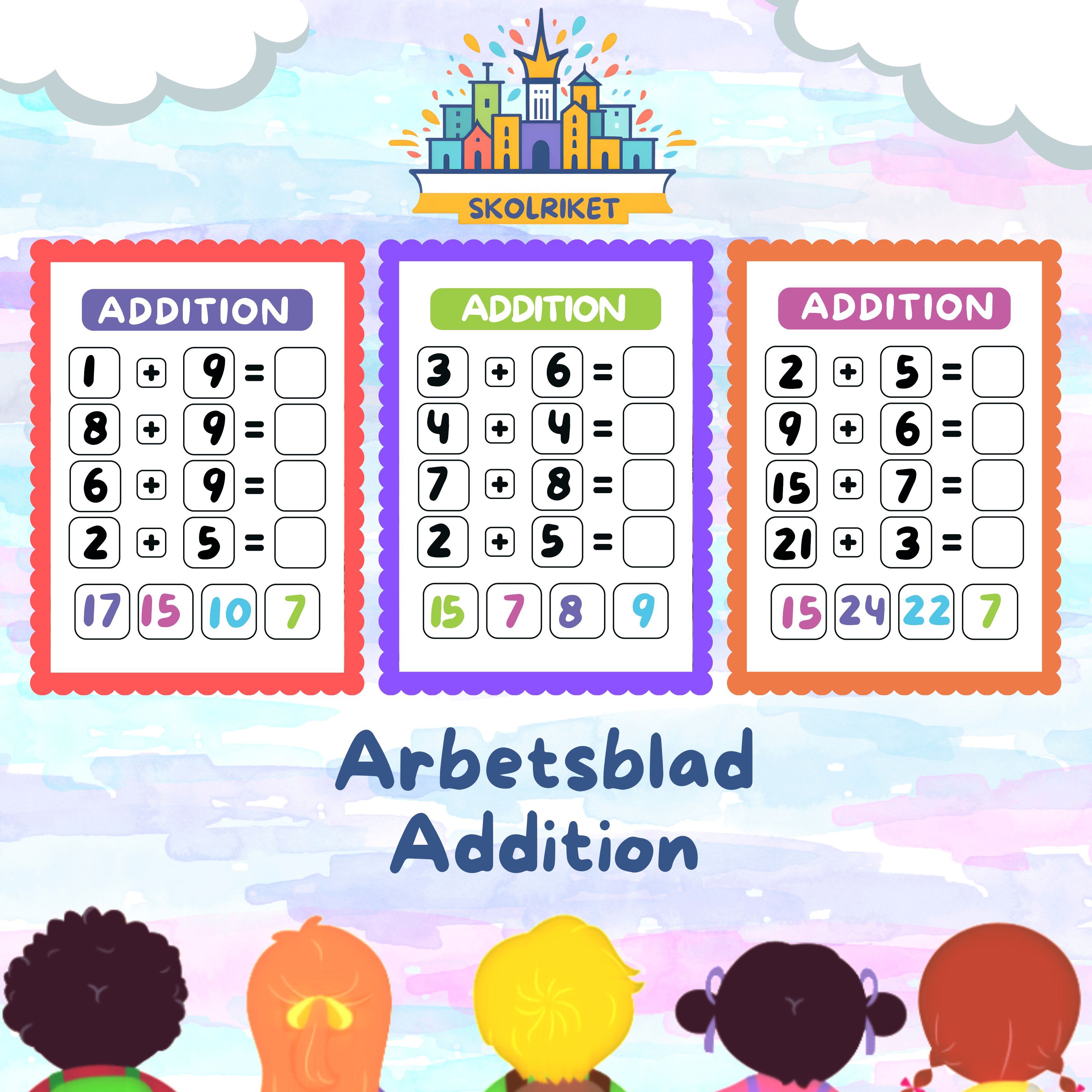 Arbetsblad Addition