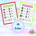 Arbetsblad Subtraktion - bild 3