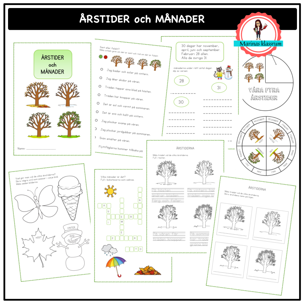 Årstider och månader
