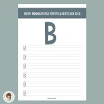 Välskrivning – bokstaven B - bild 1