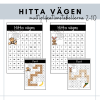 Hitta vägen - multiplikation