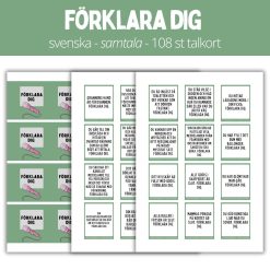Förklara dig - 108 st talkort - 1