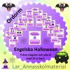 Ordorm Engelska Halloween