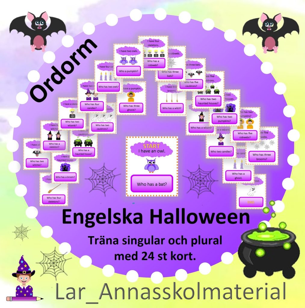 Ordorm Engelska Halloween