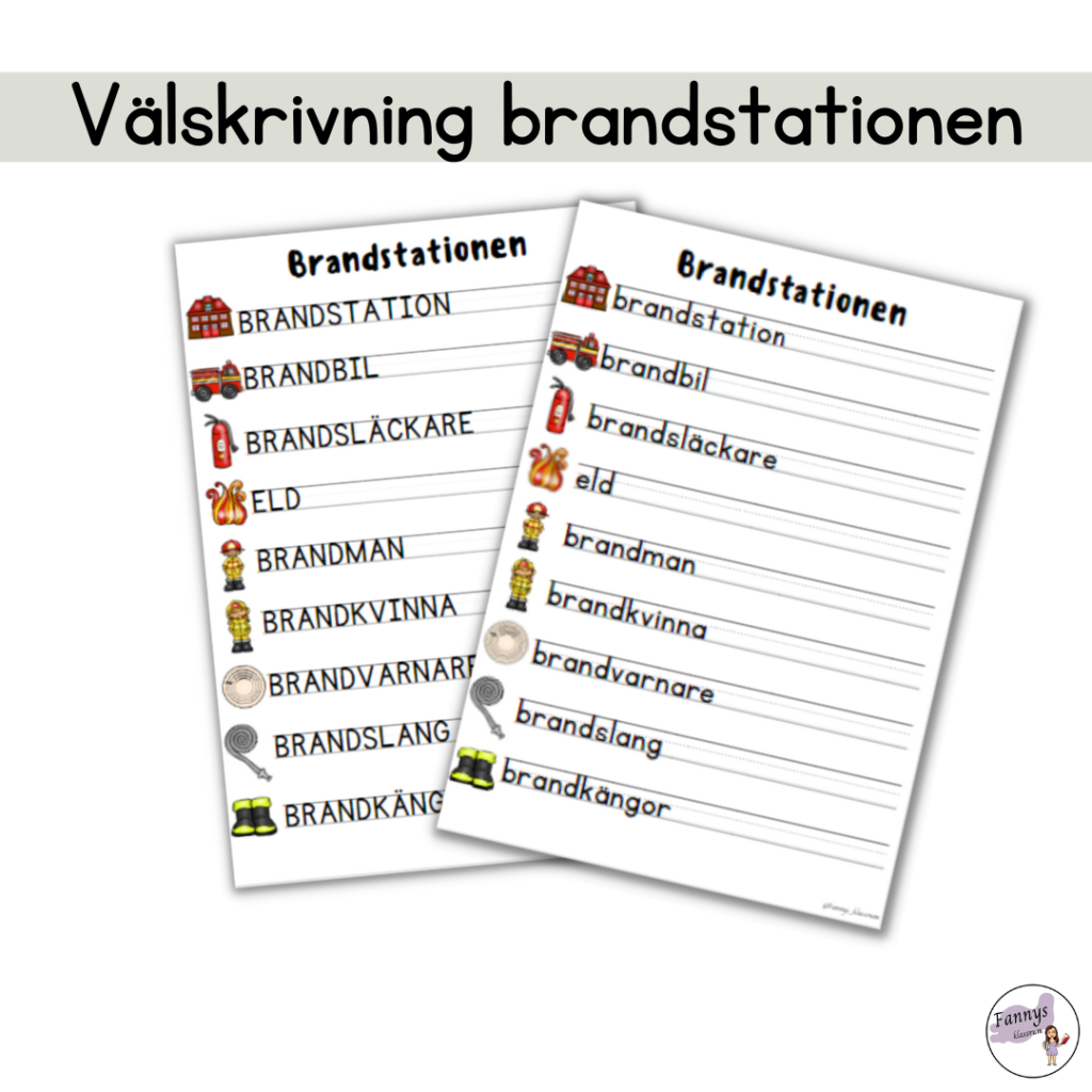 Välskrivning brandstationen