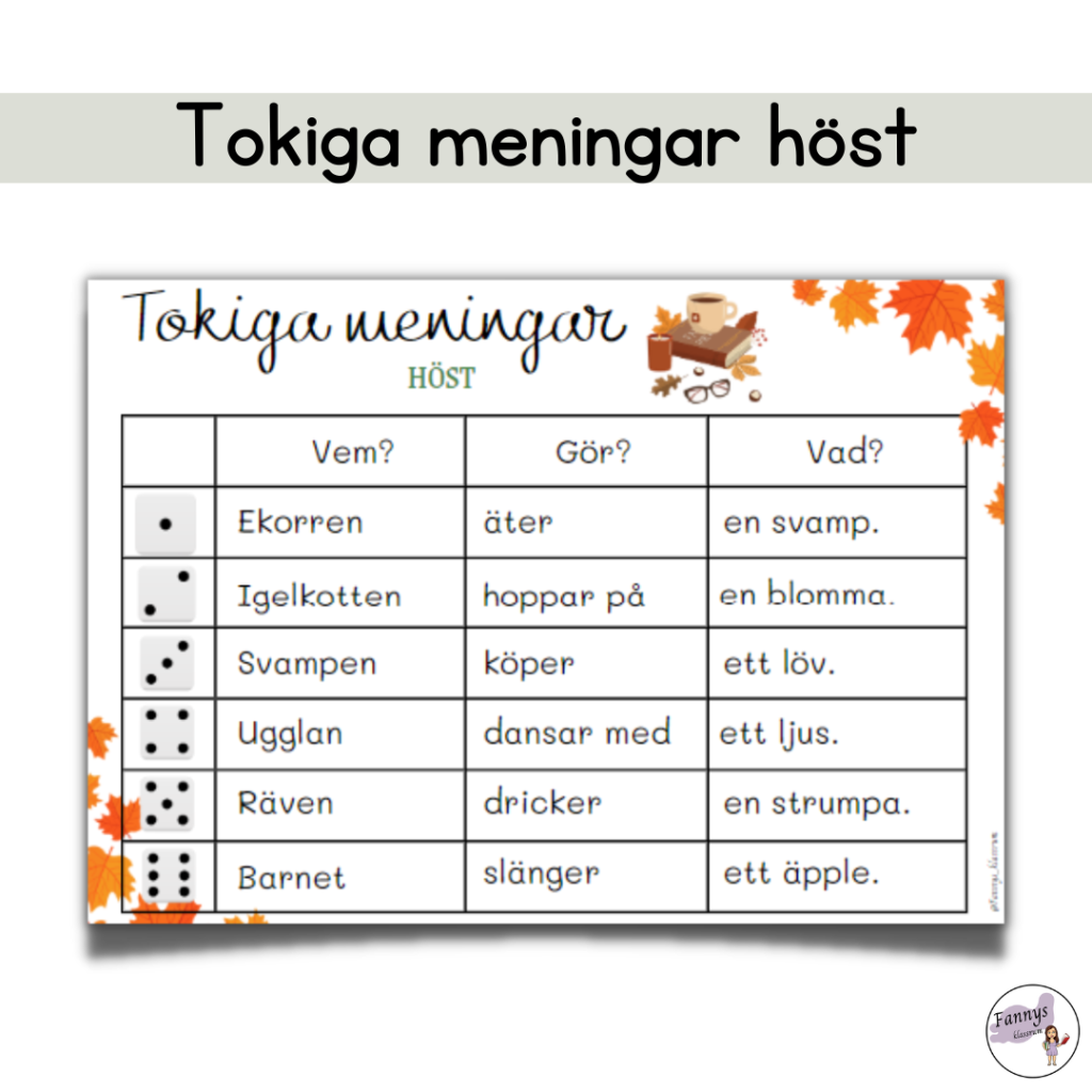 Tokiga meningar höst