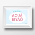 Vokalskylt – alla vokaler - bild 1