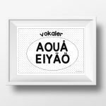 Vokalskylt – alla vokaler - bild 2